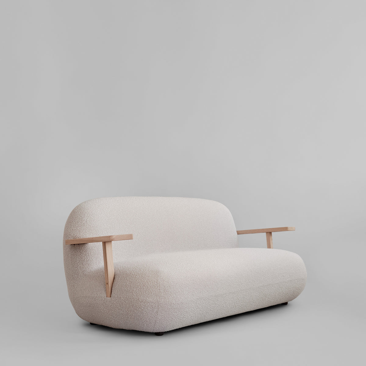 101 Copenhagen Toe Sofa Natural Oak Off White