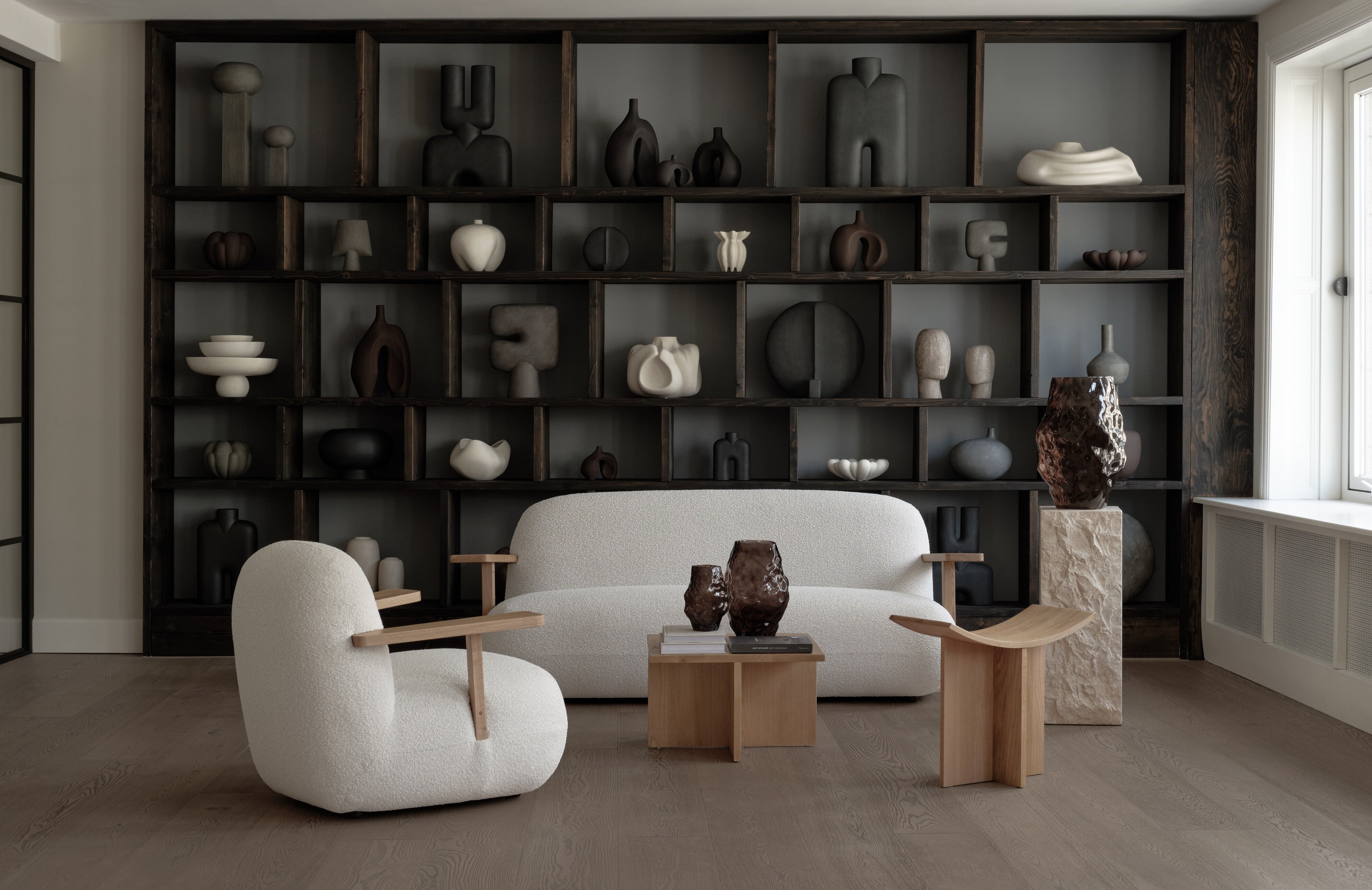 101 Copenhagen Toe Sofa Natural Oak Off White