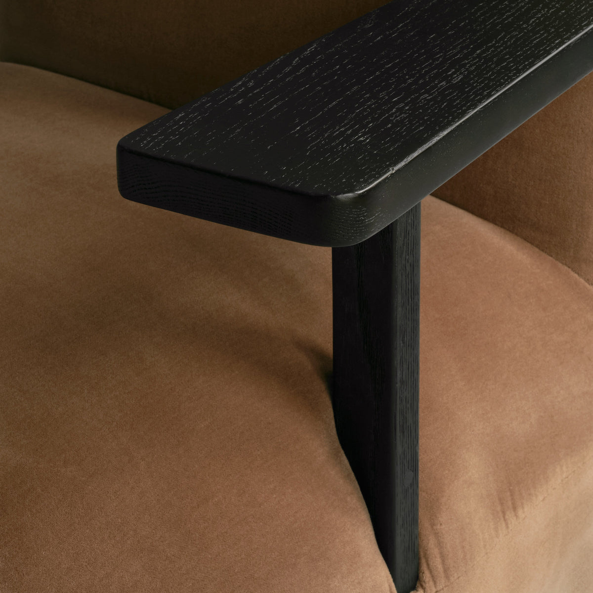 101 Copenhagen Toe Lounge Chair with Armrests Desert