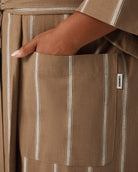 Hommey Ramie Robe Hazelnut