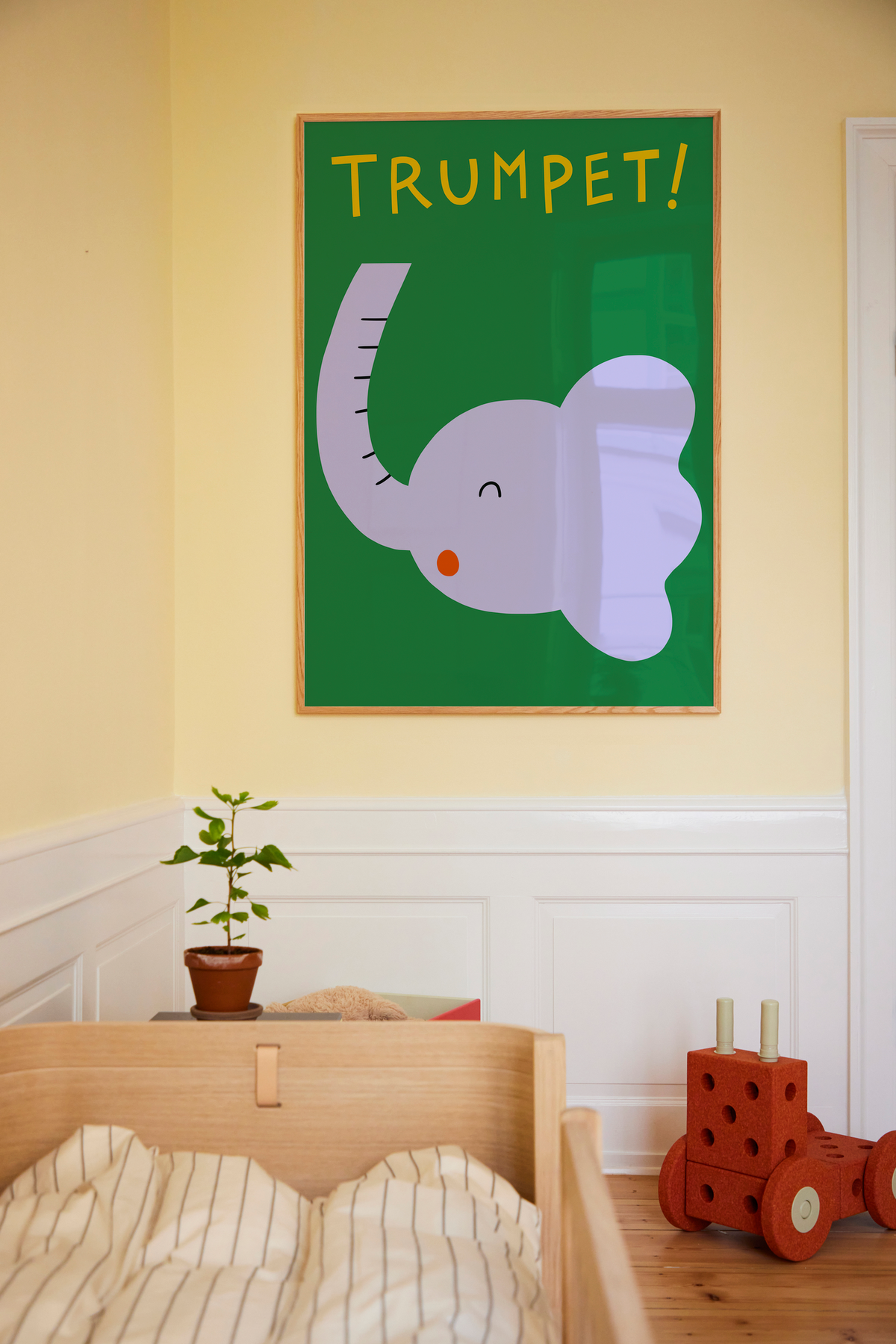 Paper Collective Trumpet Art Print by Marina Ayashiro