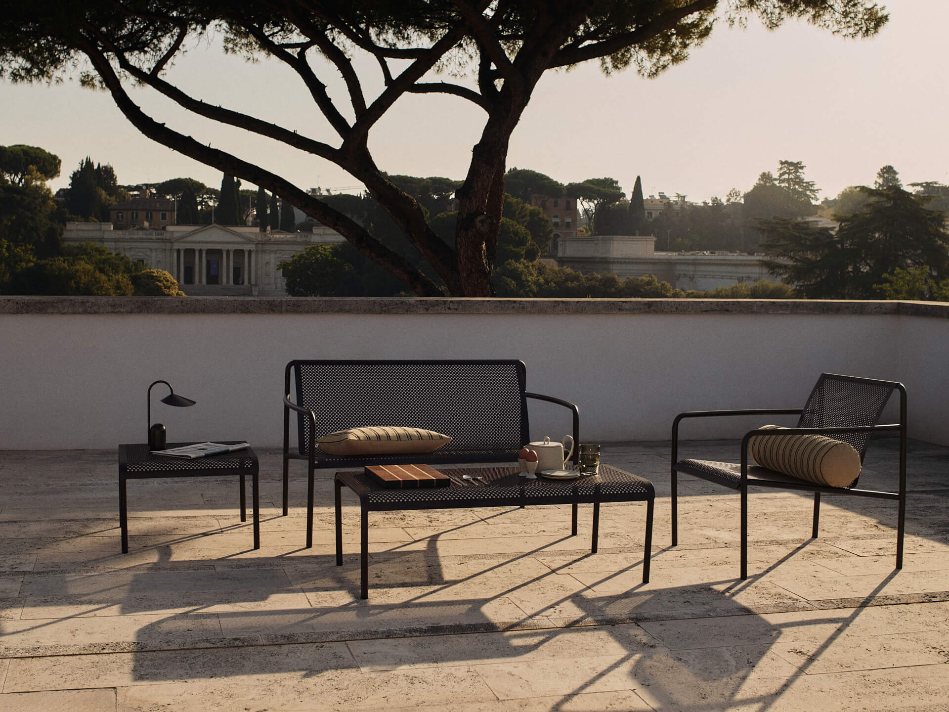 Ferm Living Dapple Lounge 2-Seater Dark Chocolate