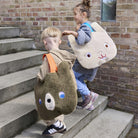OYOY Darling Bear Tote Bag Recycled Fleece