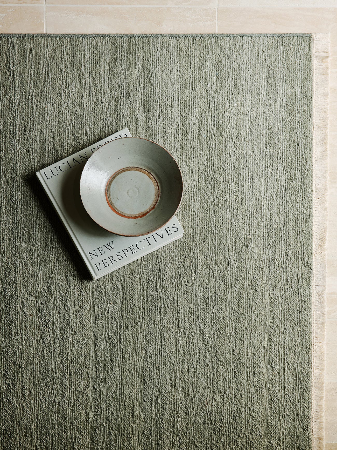 Armadillo Cable Wool Chevron Area Rug