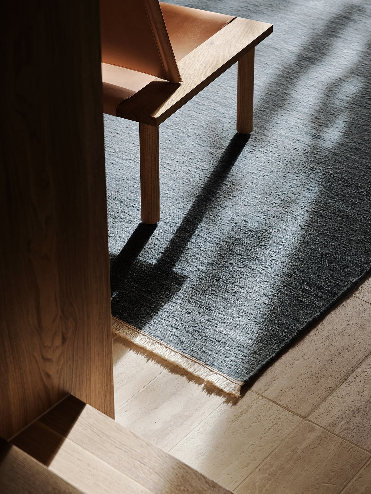 Armadillo Cable Wool Chevron Area Rug