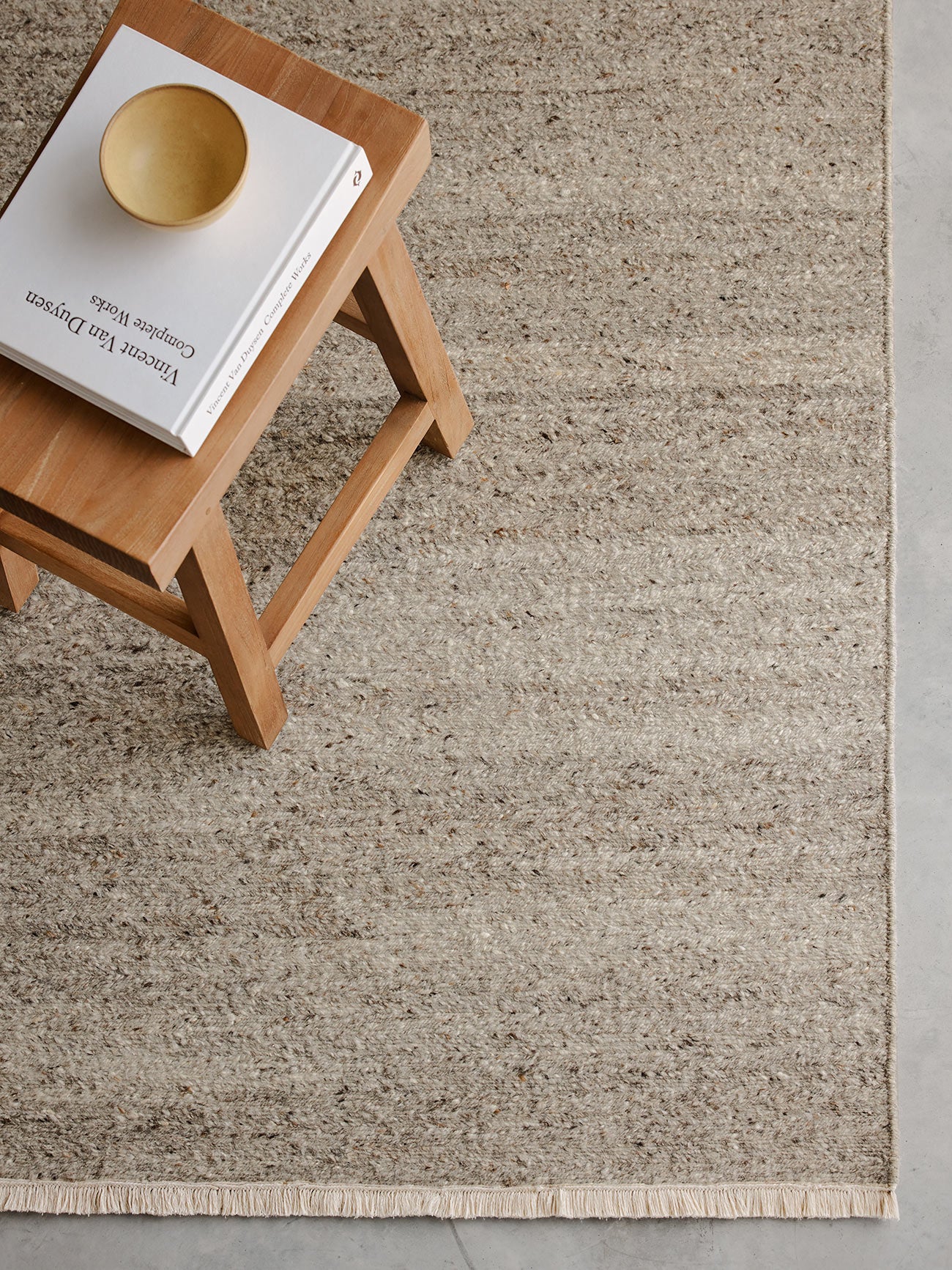 Armadillo Cable Wool Chevron Area Rug