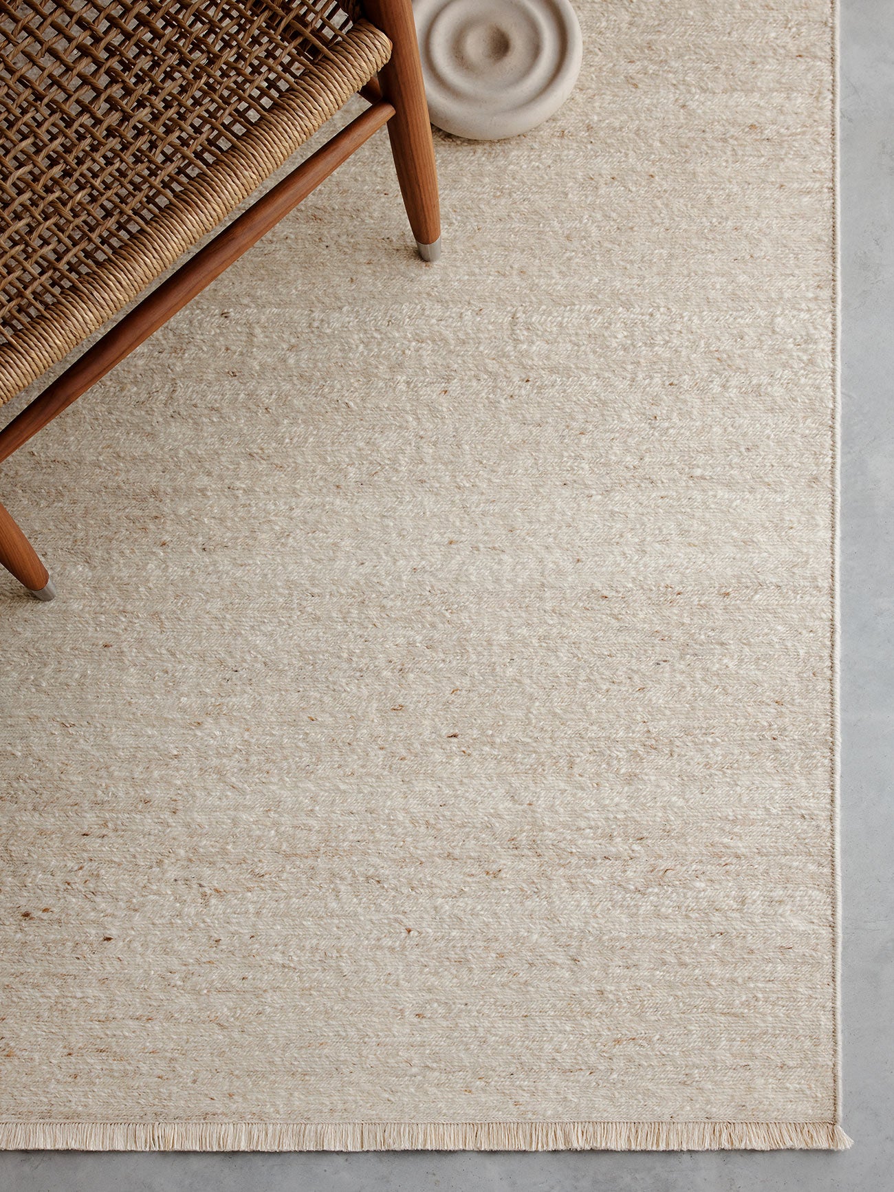 Armadillo Cable Wool Chevron Area Rug