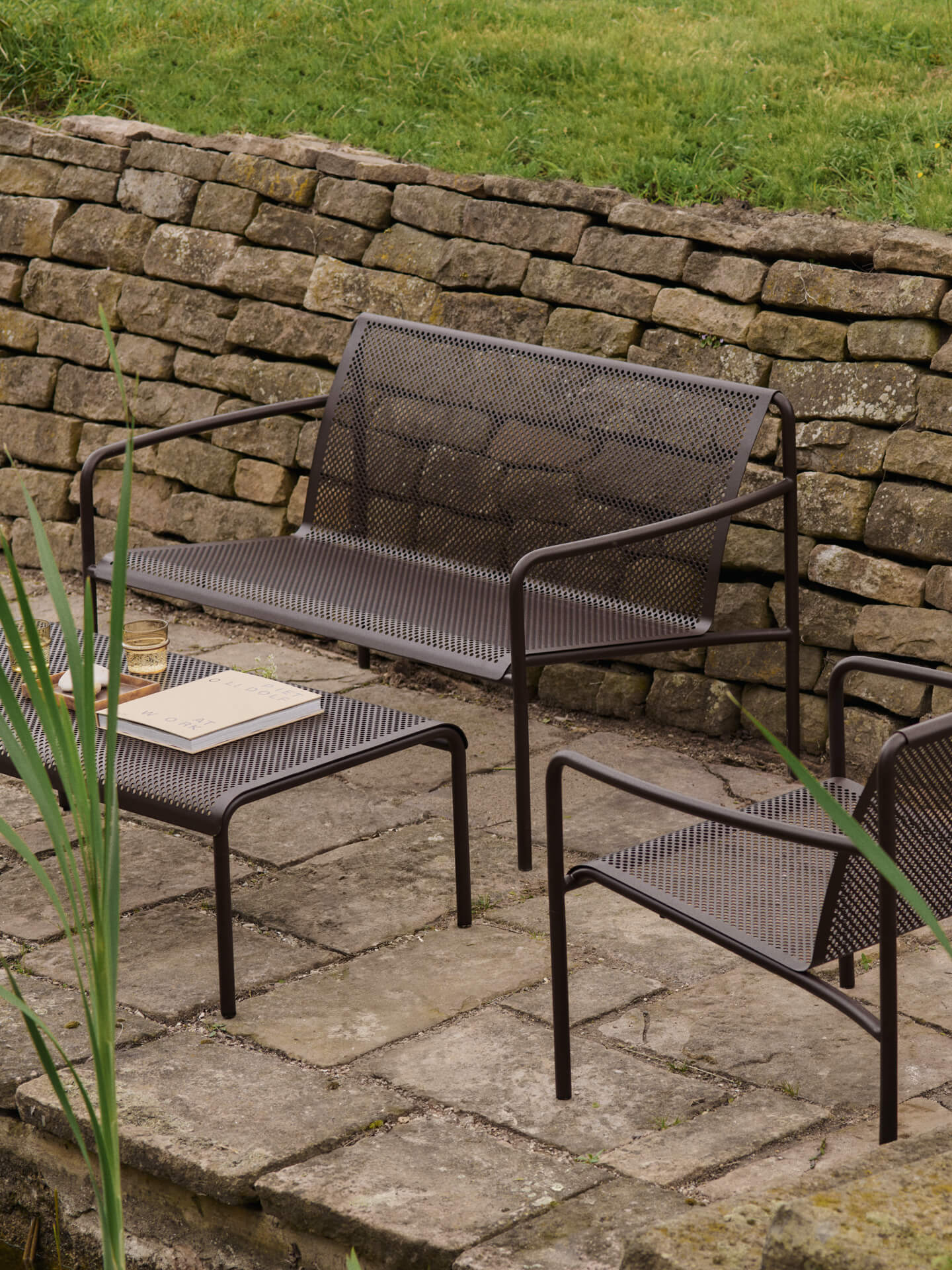 Ferm Living Dapple Lounge 2-Seater Dark Chocolate