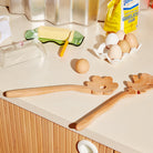 Areaware Serving Friends Flowers Wooden Spoons