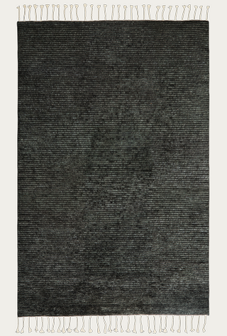 Armadillo Malawi Hand-Knotted Wool Rug Tasselled Fringe