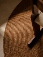 Armadillo Braid Round Wool Blend Rug