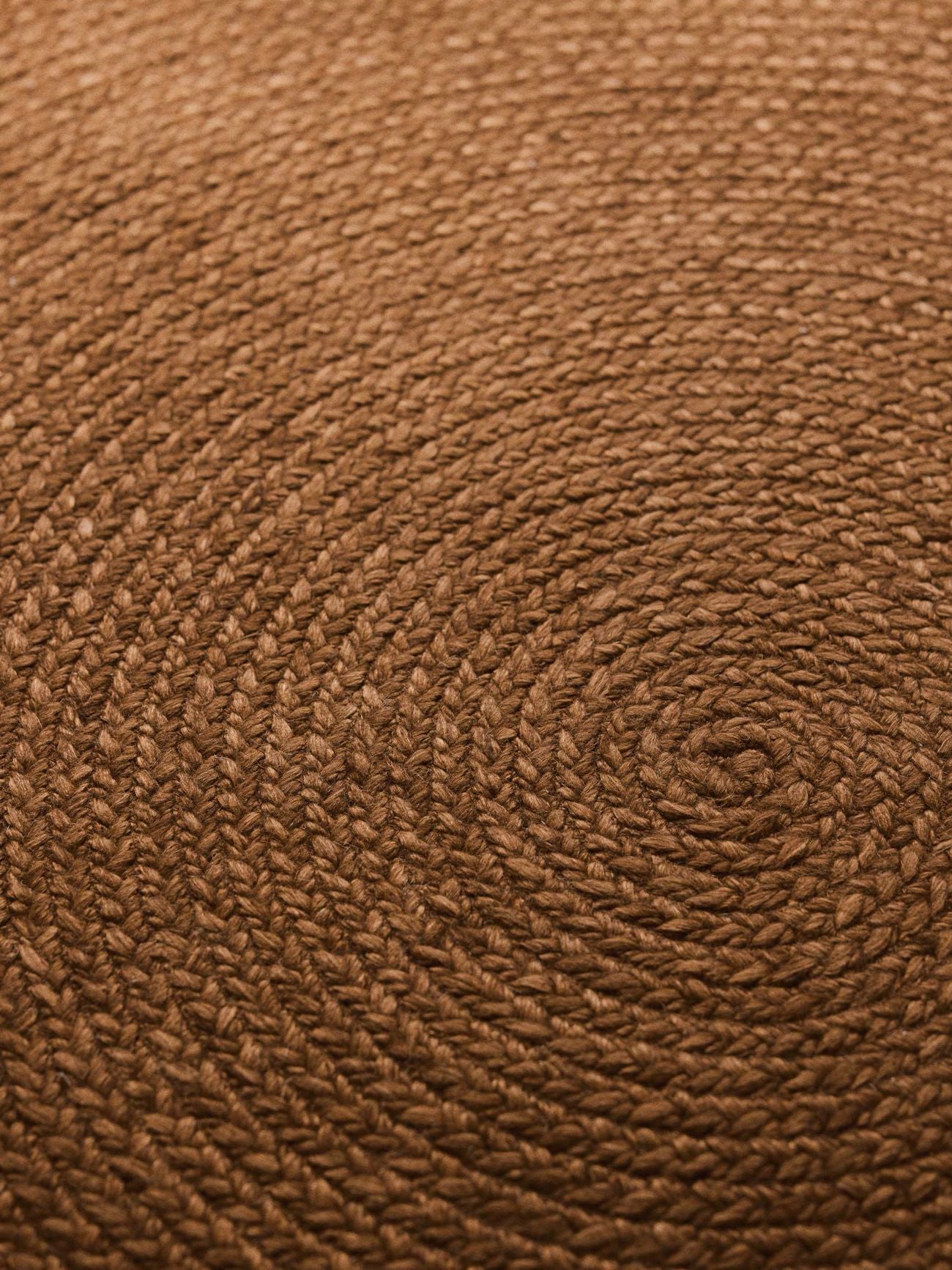 Armadillo Braid Round Wool Blend Rug