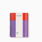 Any Day Now A5 Spiral Dot Grid Red Purple