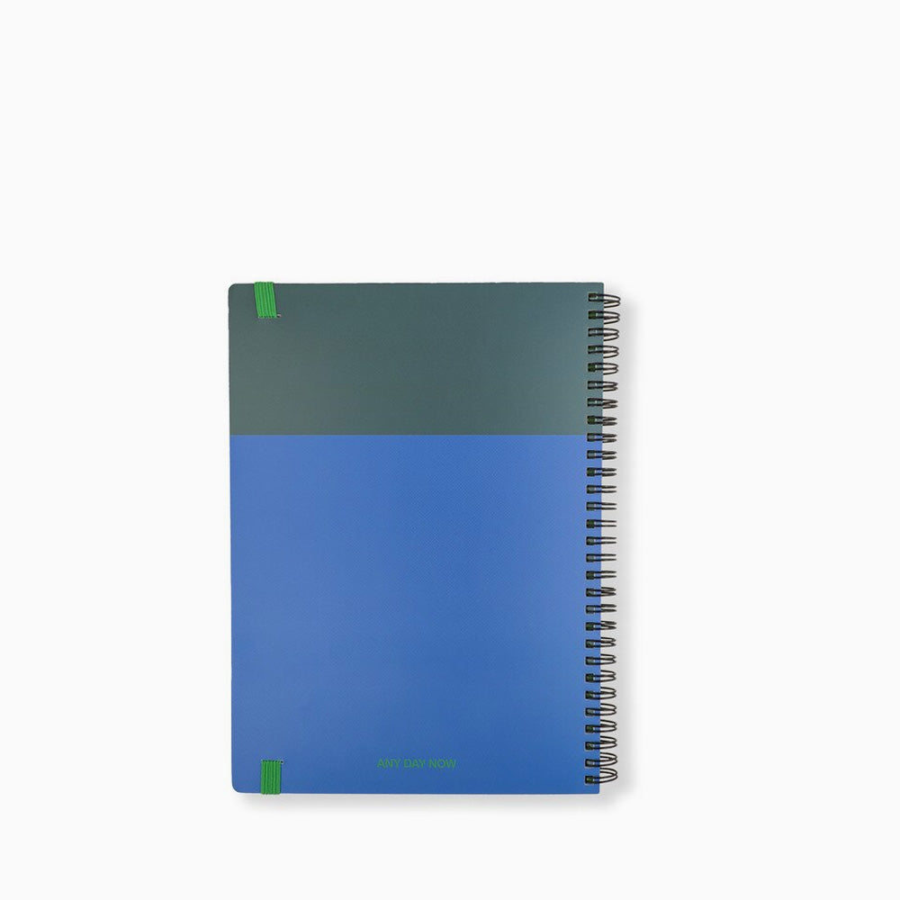 Any Day Now B5 Ruled Forest Blue