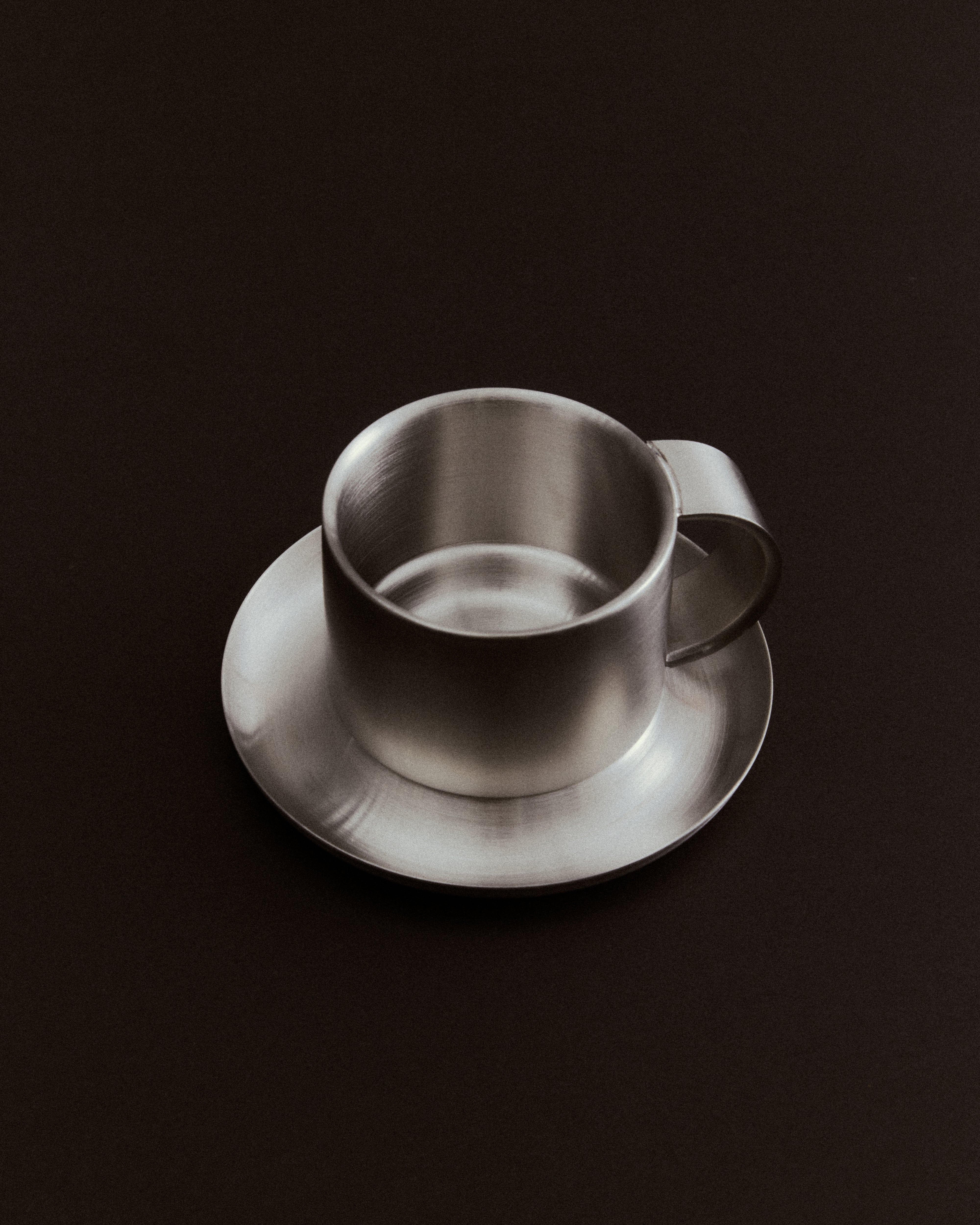 Service Projects Arlo 03 Brushed Stainless Steel Coffee Cup Set
