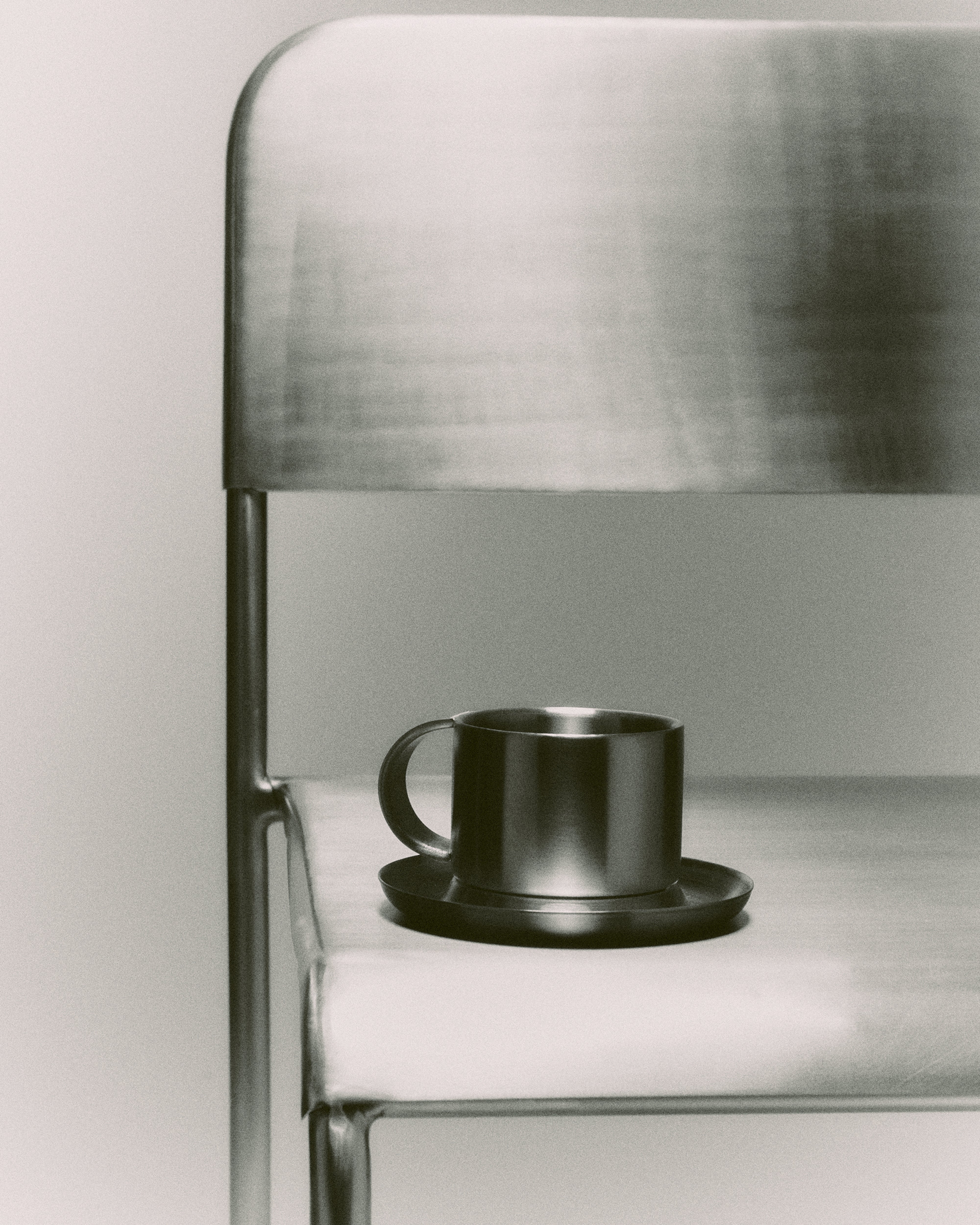 Service Projects Arlo 03 Brushed Stainless Steel Coffee Cup Set