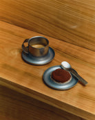 Service Projects Arlo 03 Cup with Saucer Stonewashed Stainless Steel