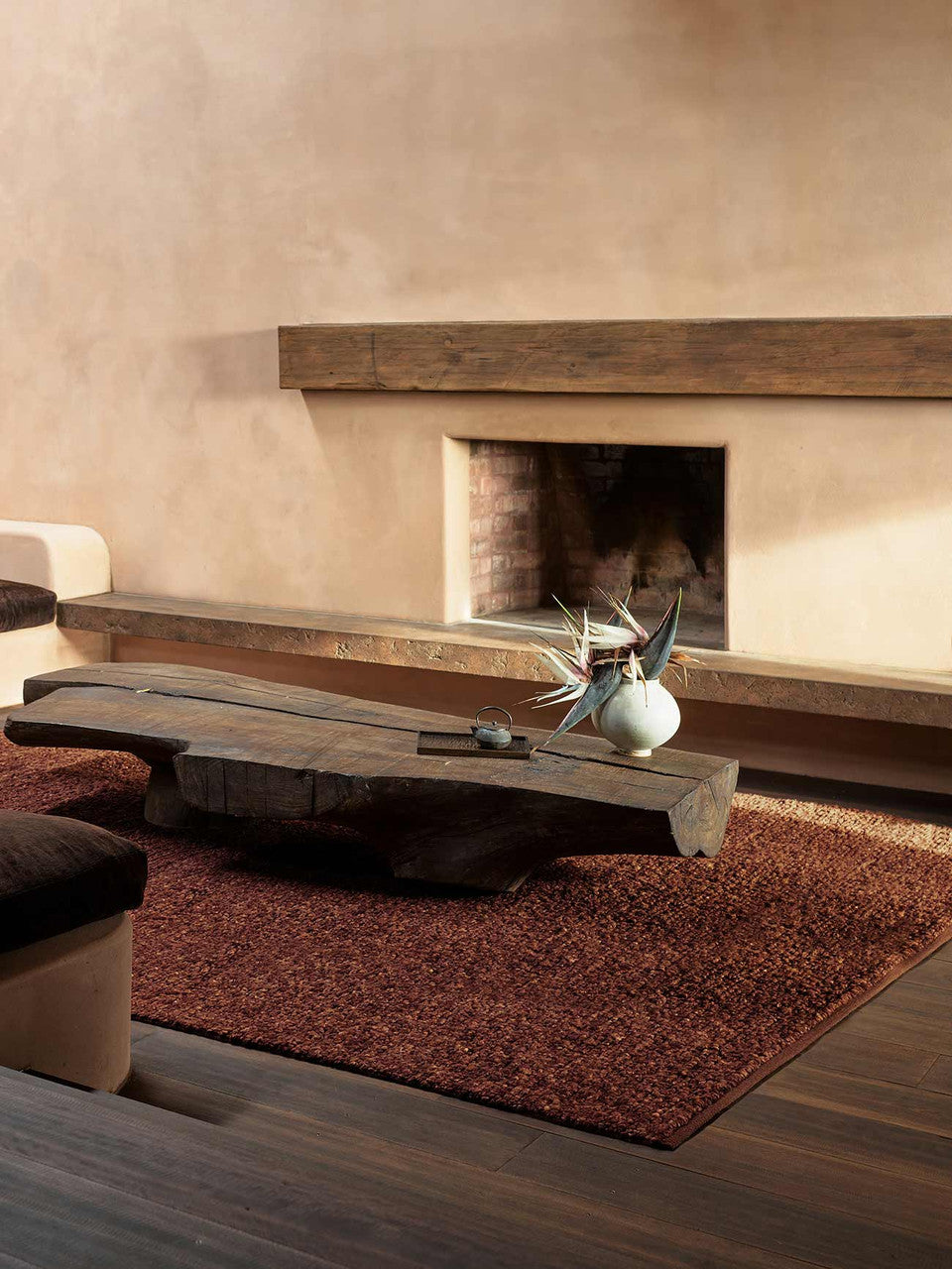 Armadillo Mason Hand-Woven New Zealand Wool Rug