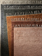 Armadillo Malawi Hand-Knotted Wool Rug Tasselled Fringe