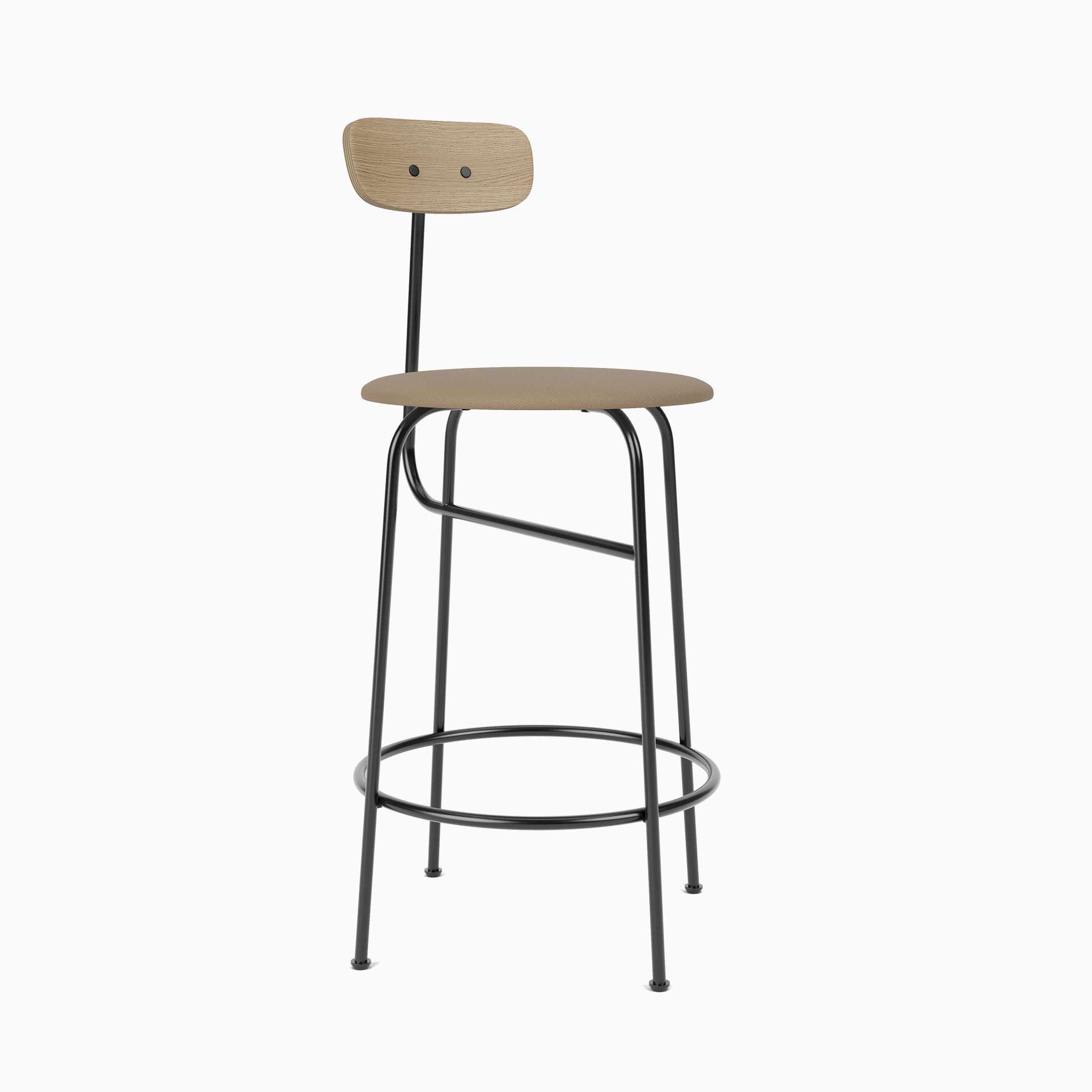 Audo Copenhagen Afteroom Bar or Counter Chair Black