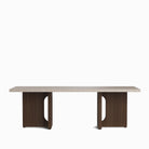 Audo Androgyne Lounge Table Dark Stained Oak Kunis Breccia