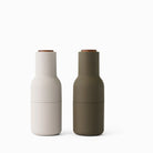 Audo Copenhagen Bottle Grinder Hunting Green Beige Walnut