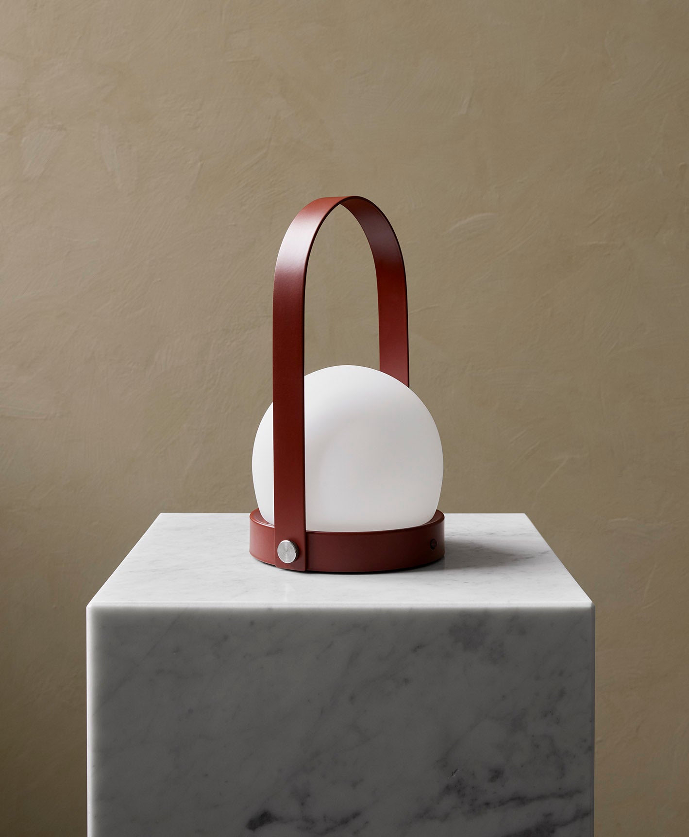 Audo Carrie Lamp Burned Red