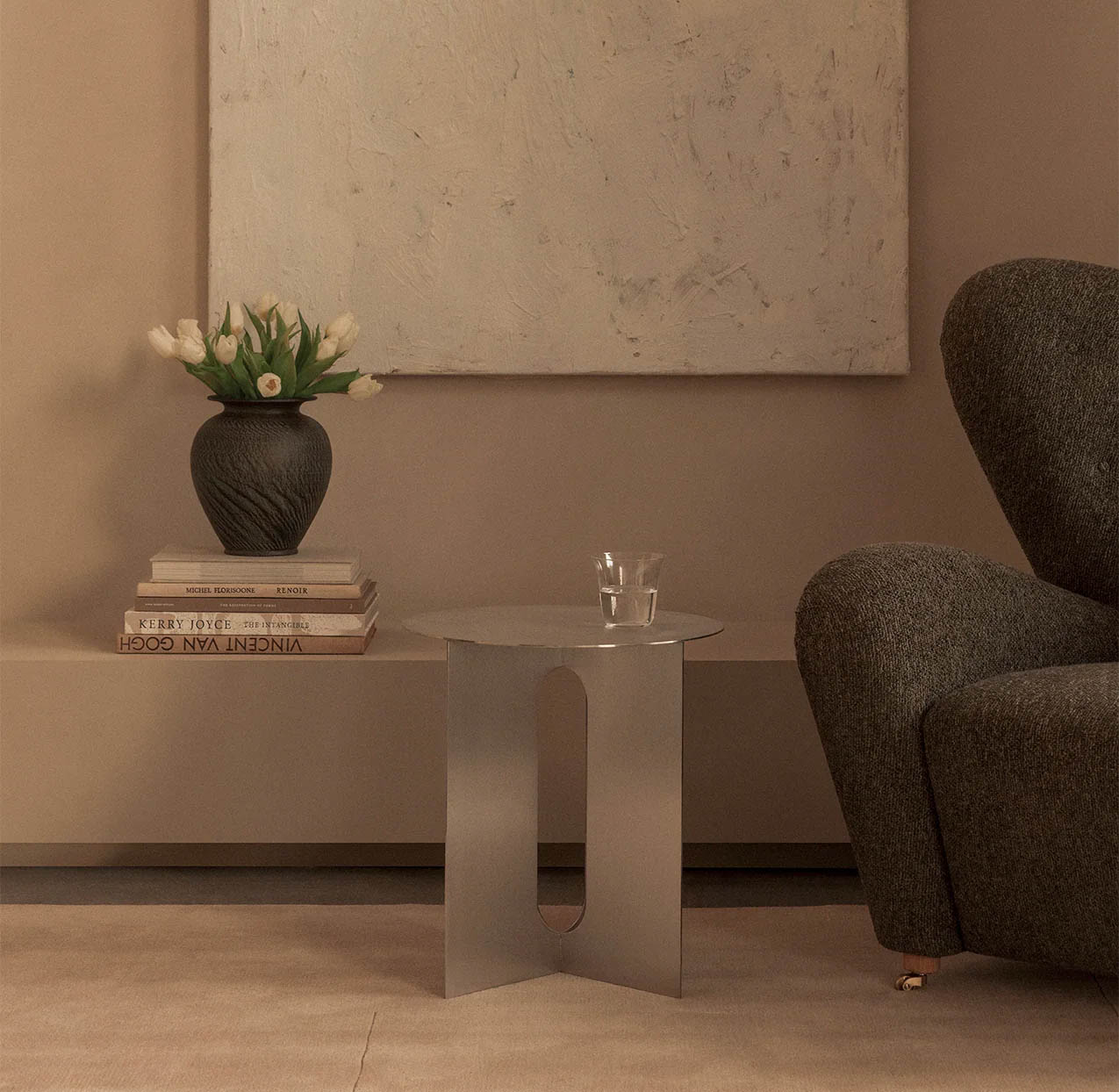 Audo Copenhagen Androgyne Side Table Stainless