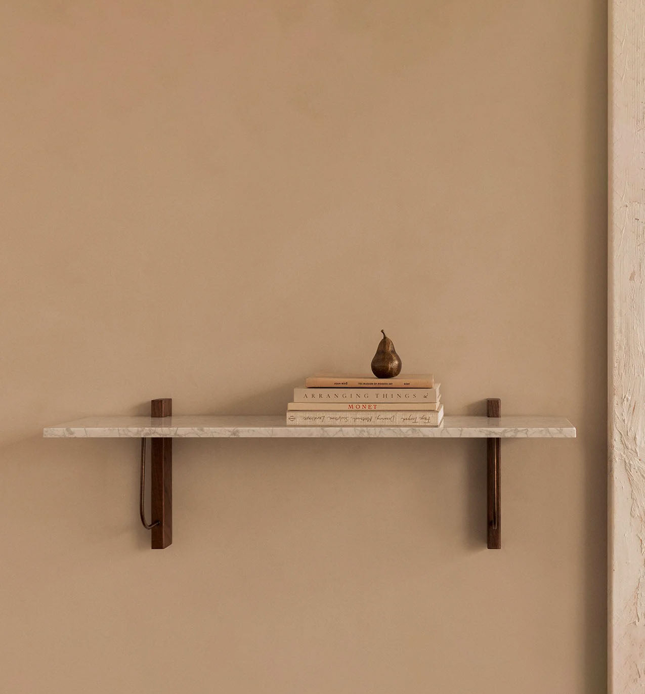 Audo Copenhagen Corbel Shelf White Carrara Marble