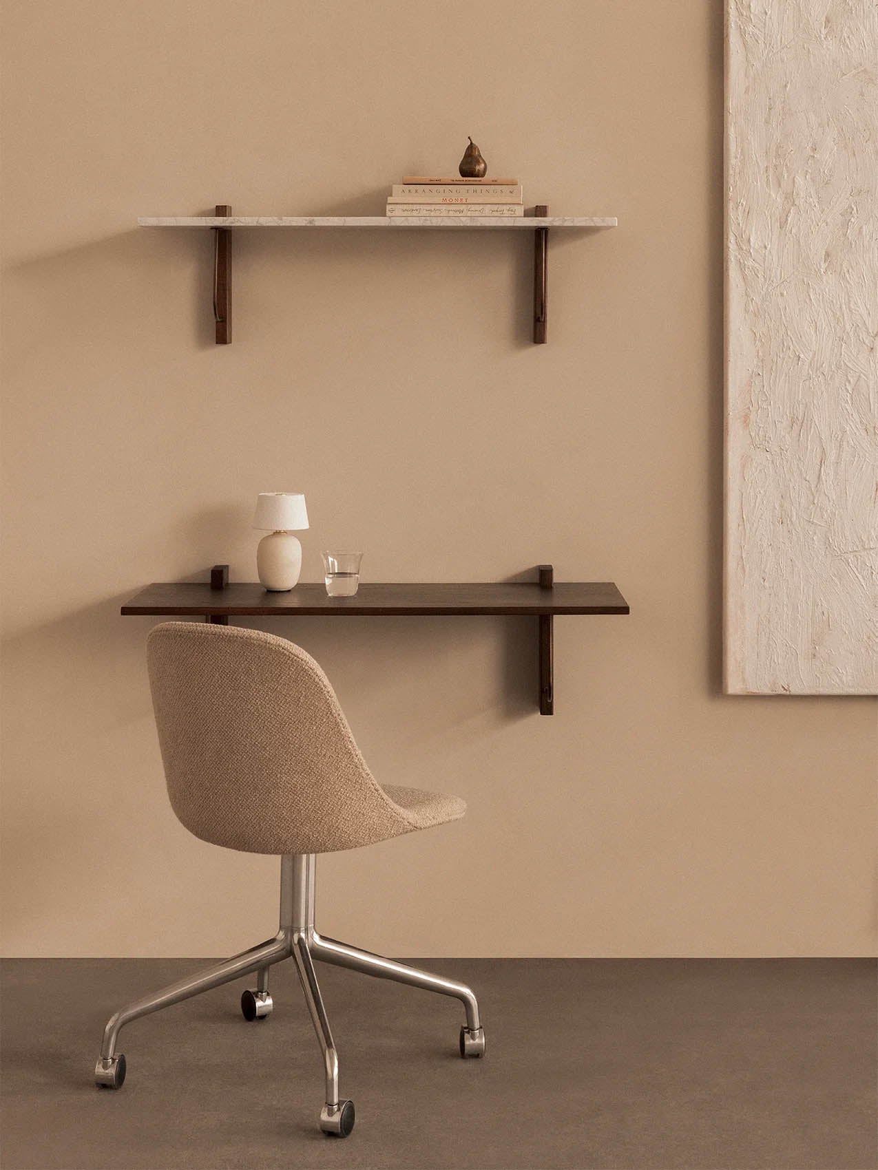 Audo Copenhagen Corbel Shelf White Carrara Marble