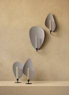 Audo Copenhagen Flambeau Candle Holder - Bronzed Brass/Grey 40cm