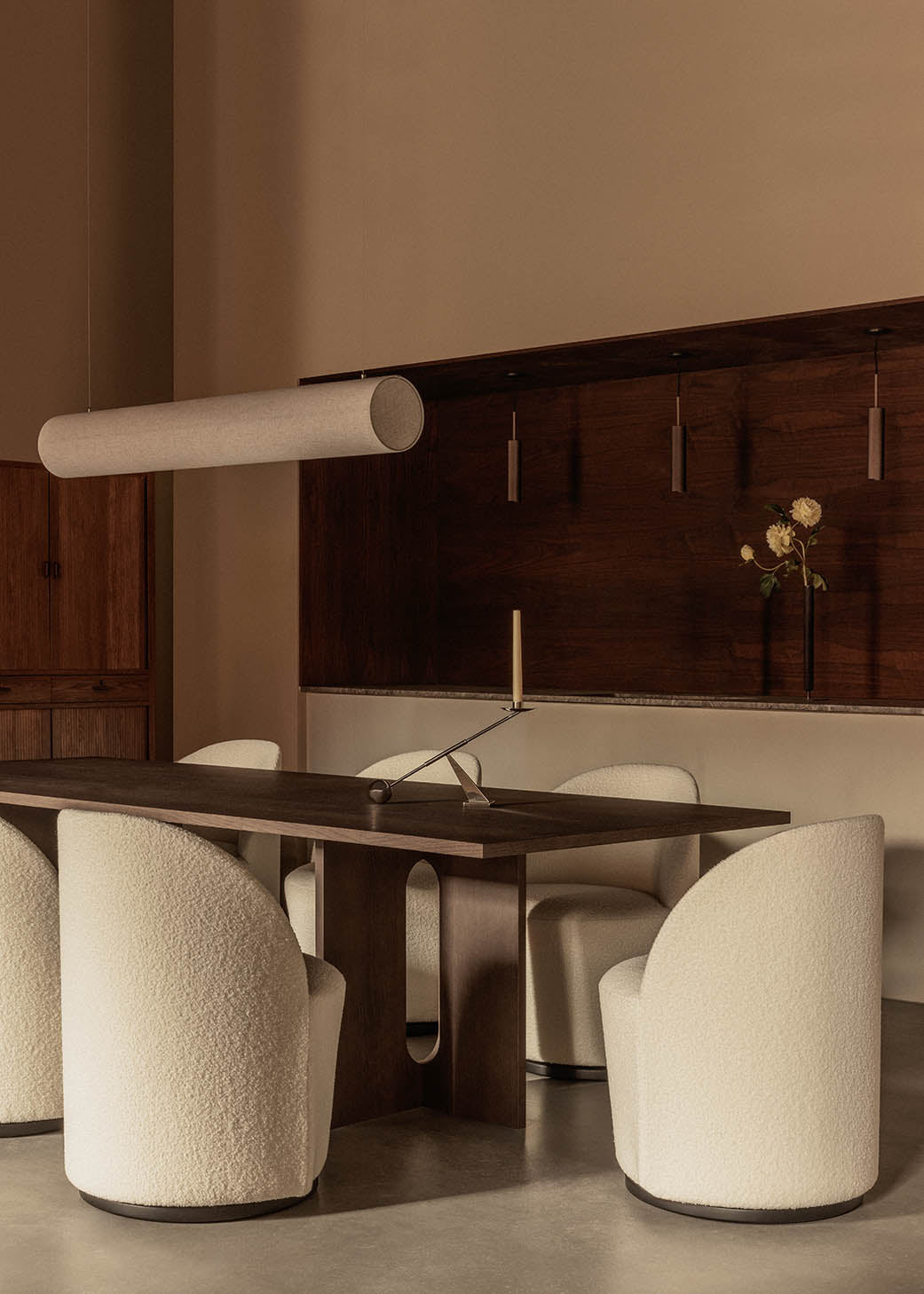 Audo Copenhagen Hashira Linear Pendant Lamp - Raw