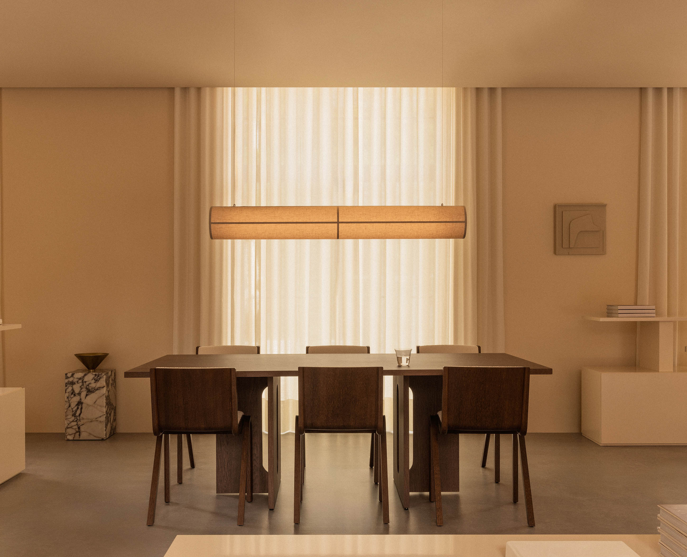 Audo Copenhagen Hashira Linear Pendant Lamp - Raw