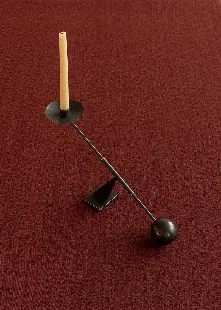 Audo Copenhagen Interconnect Candle Holder - Small Bronzed Brass