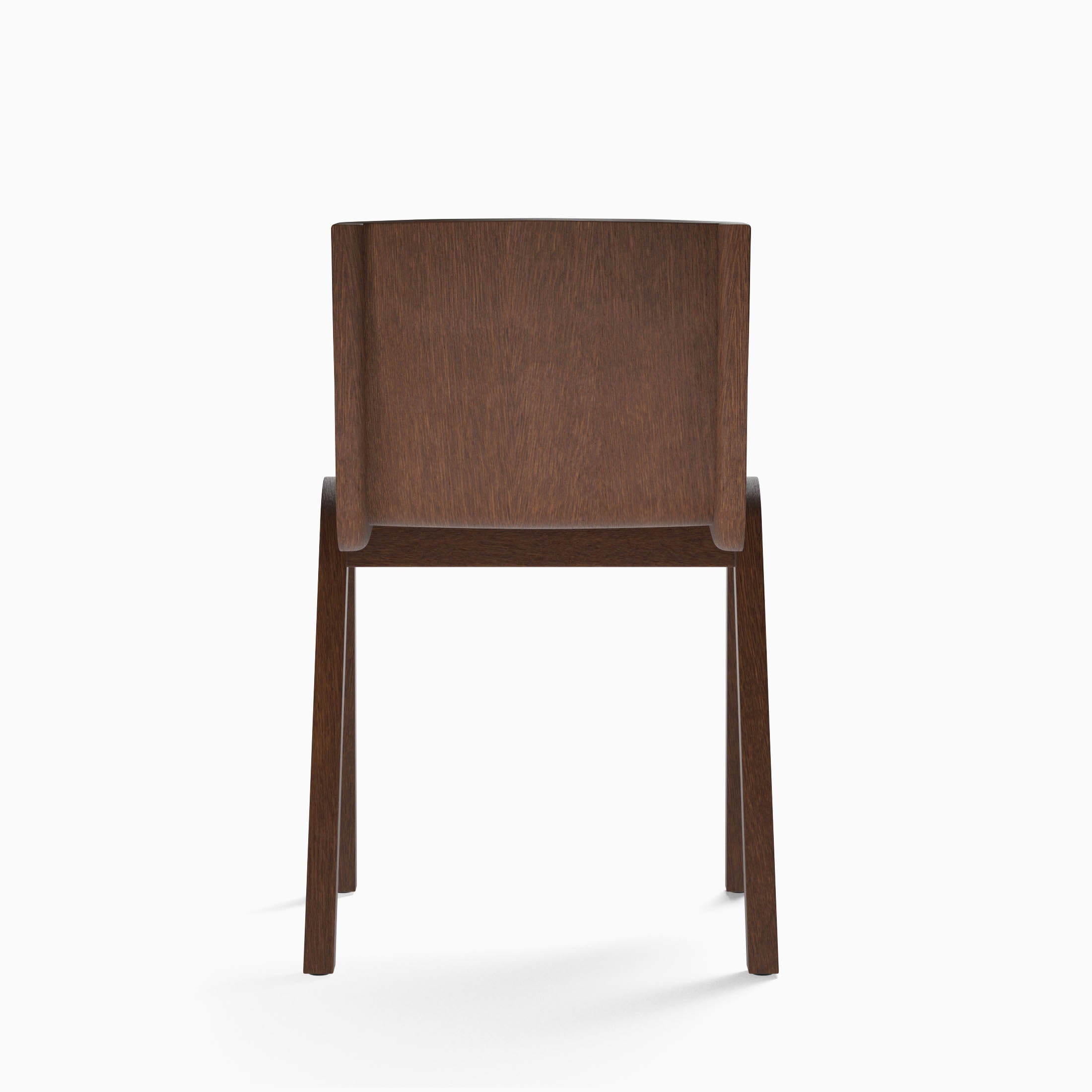 Audo Ready Dining Chair Red Stained Oak