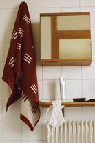 BAINA Claremont Bath Towel Mudbrick & Crème 70x140cm