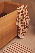 Baina Busby Pool Towel - Fuyu & Chalk