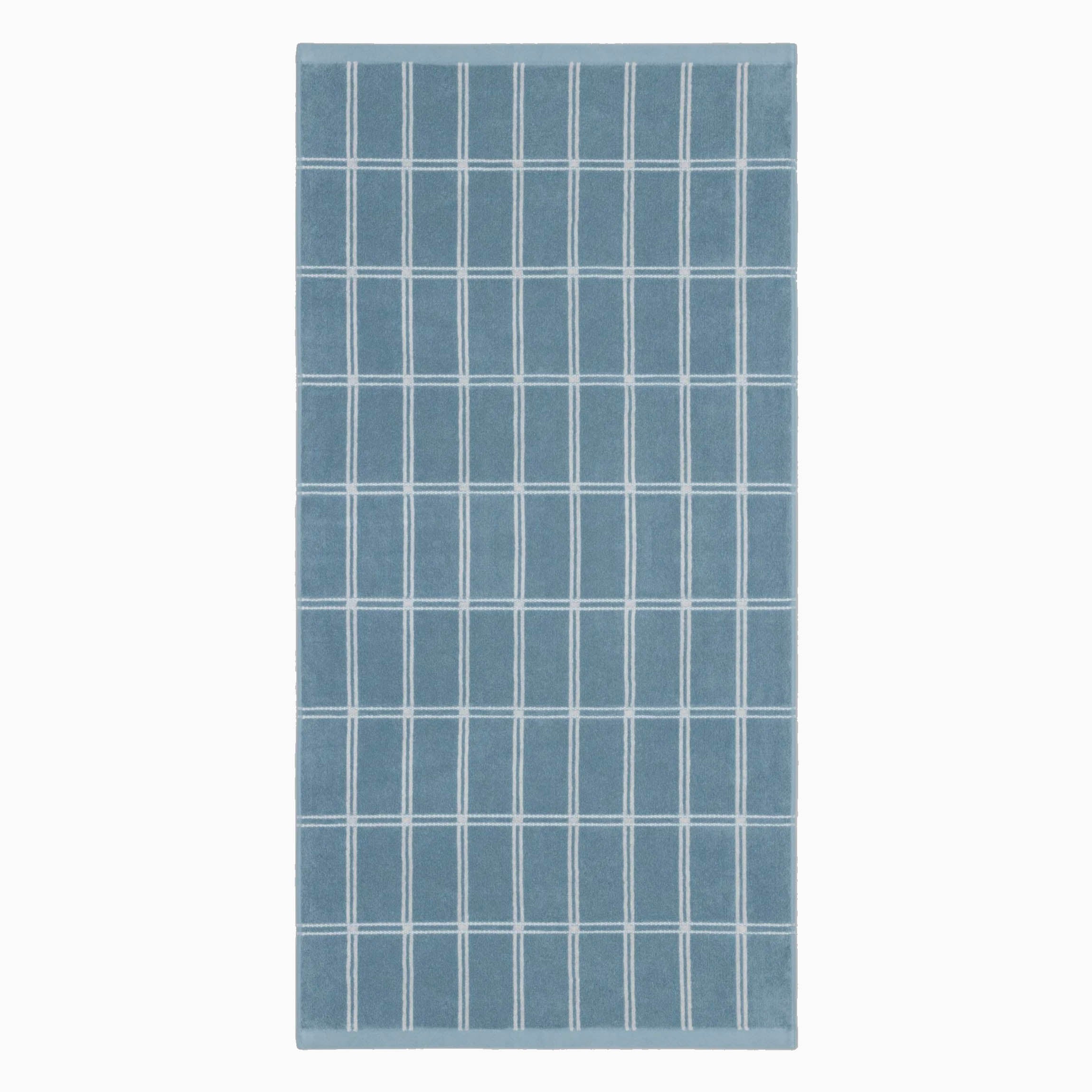 Baina Sorn Bath Towel - Celeste / Chalk