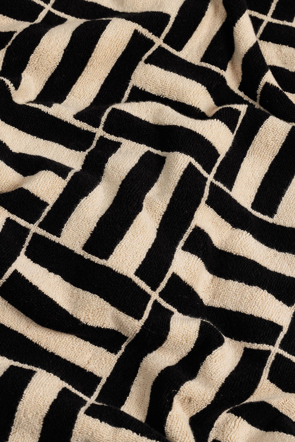 Baina Willis Pool Towel - Sand/Noir