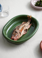 HAY Barro Oval Dish Large - Green