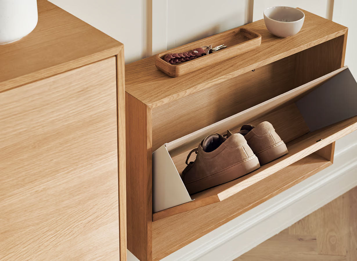 Bolia Case Shoe Cabinet Single Oiled Oak