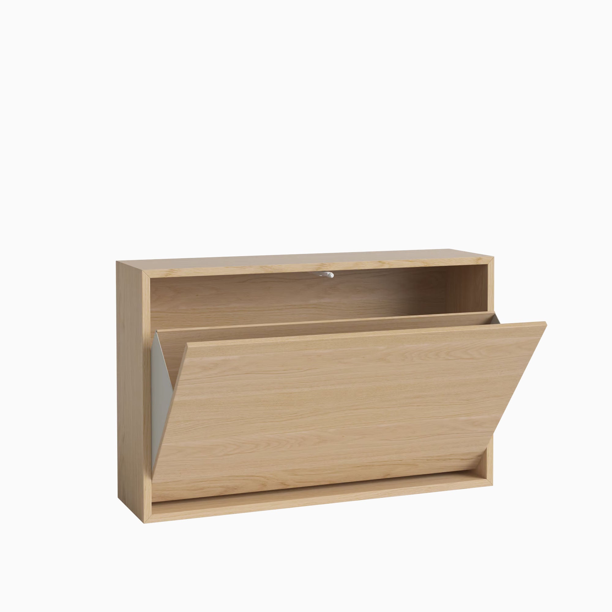 Bolia Case Shoe Cabinet Single White Oiled Oak