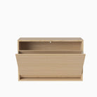 Bolia Case Shoe Cabinet Single White Oiled Oak