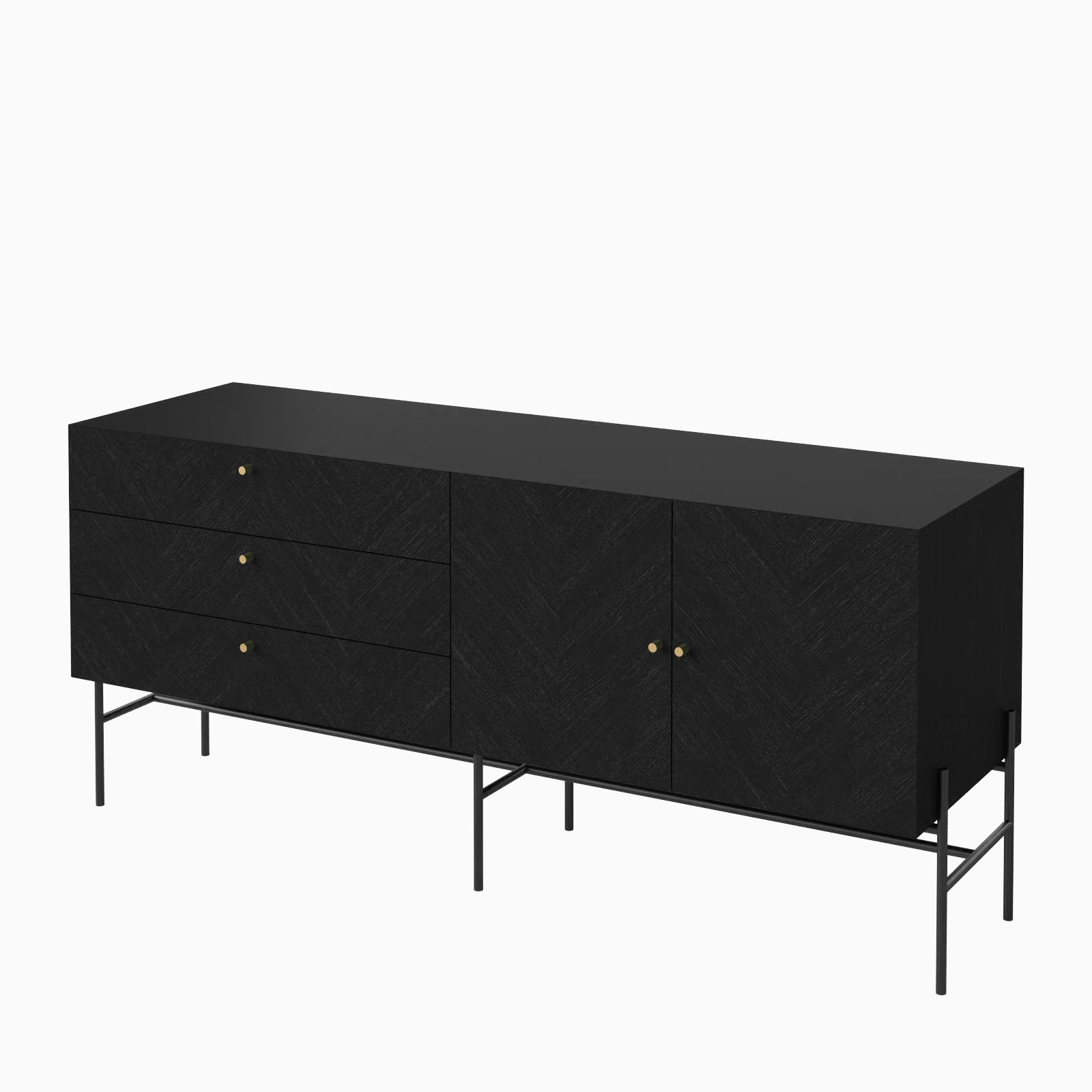 Bolia Luxe Sideboard Black Stained Oak