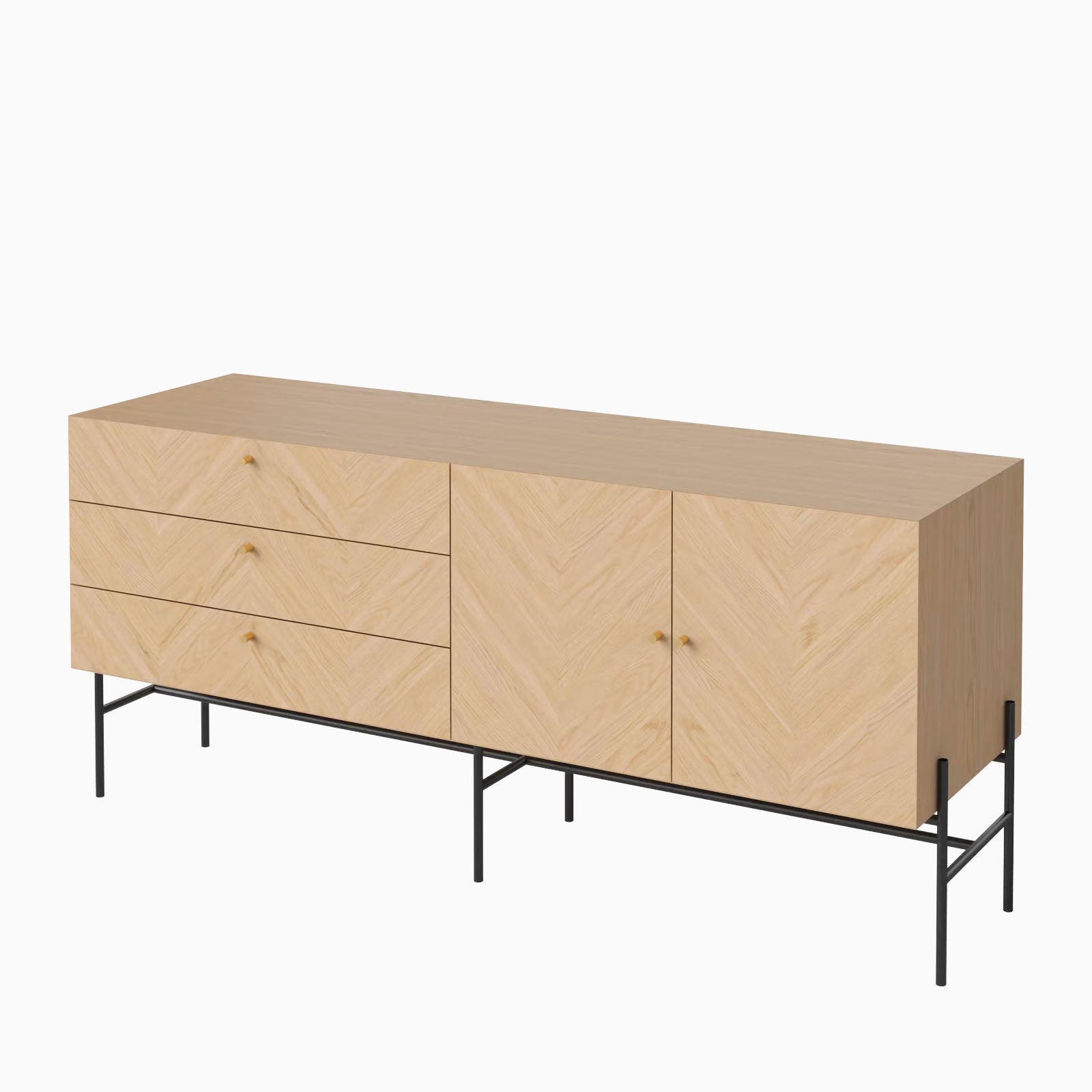 Bolia Luxe Sideboard White Oiled Oak