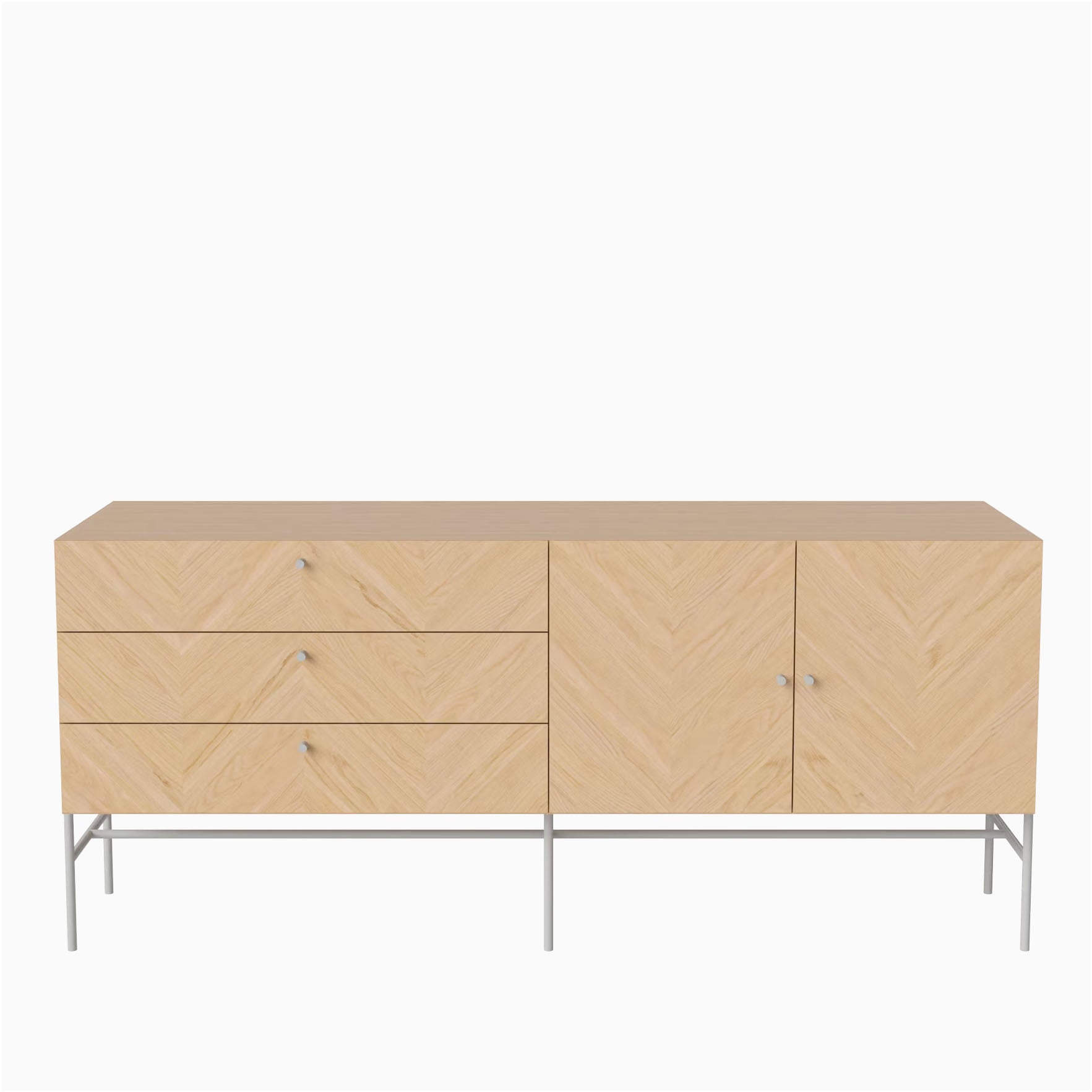 Bolia Luxe Sideboard White Oiled Oak