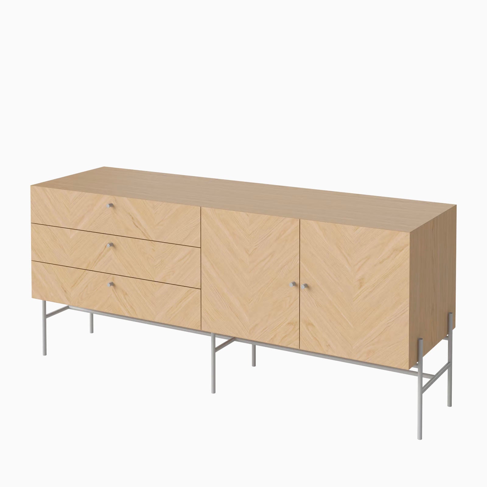 Bolia Luxe Sideboard White Oiled Oak