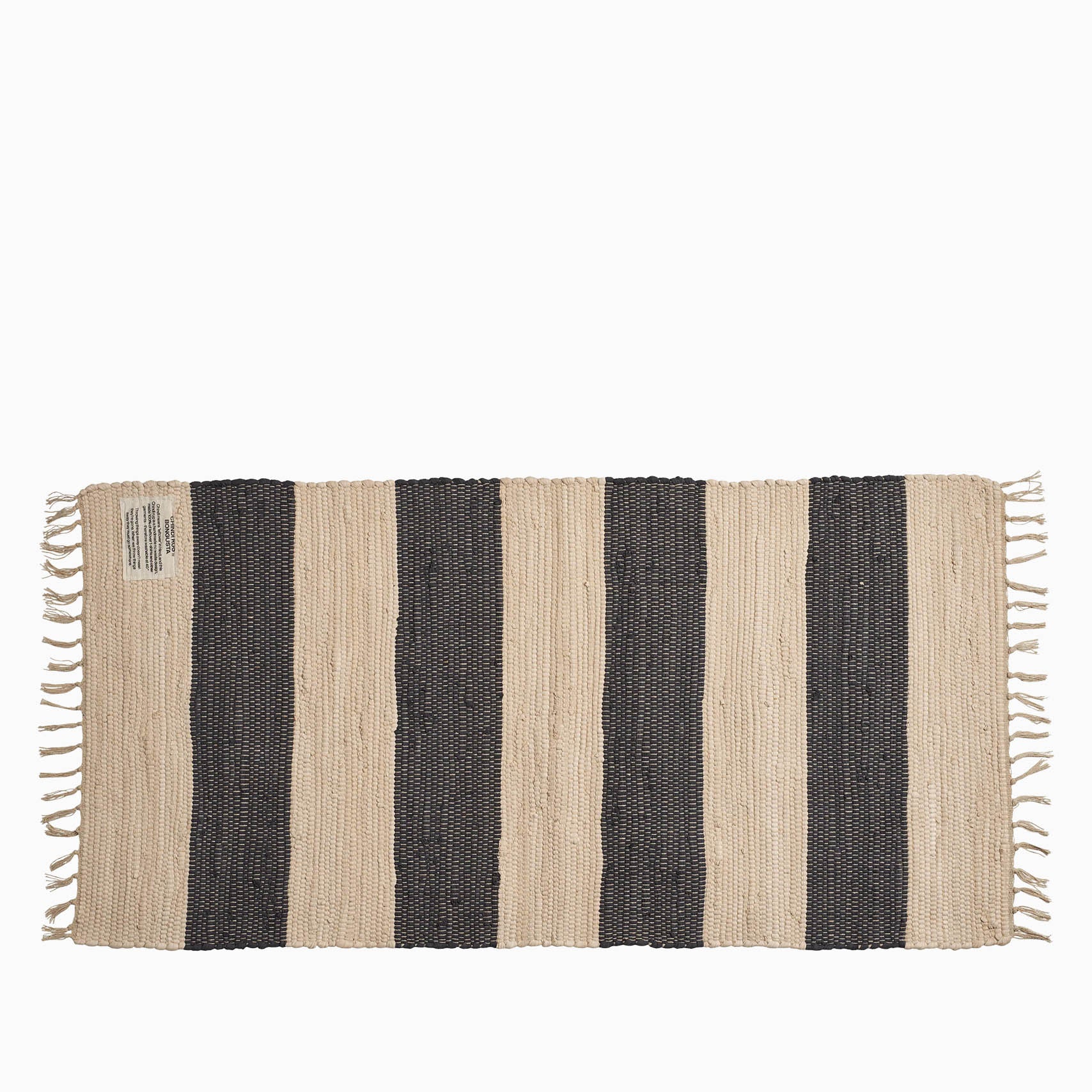 Bongusta Chindi Rug - Grey & Beige 60x90cm