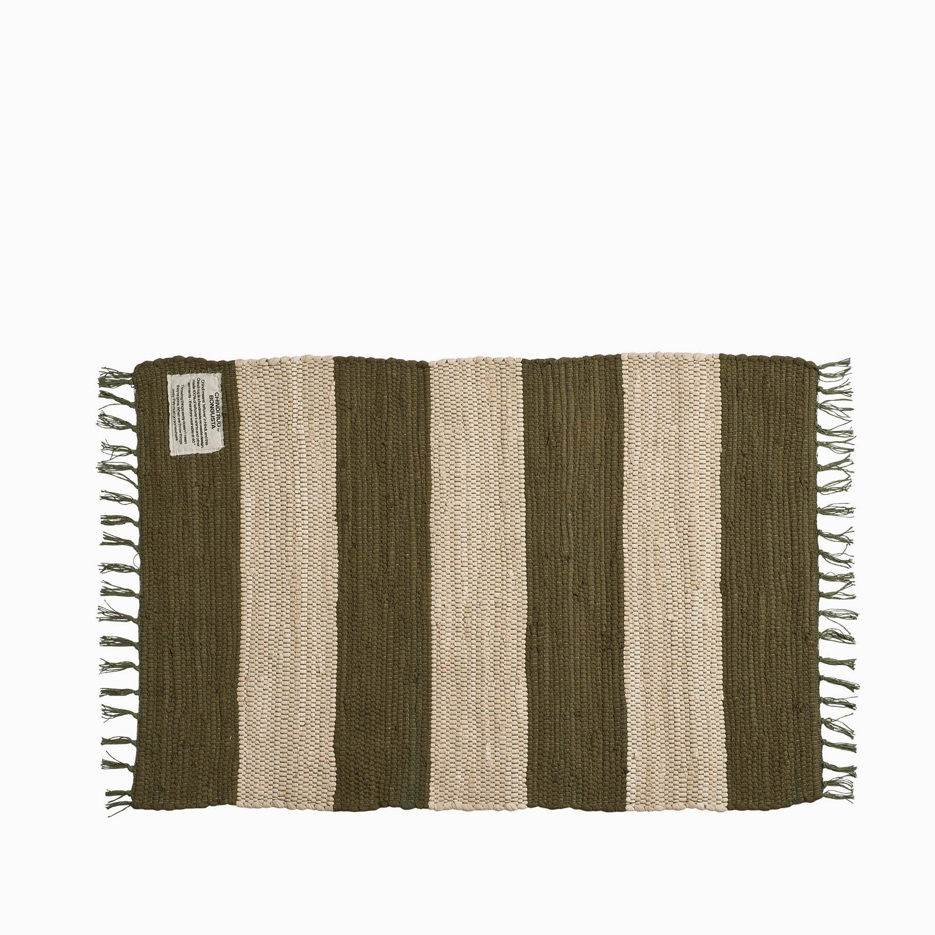 Bongusta Chindi Rug Army & Beige