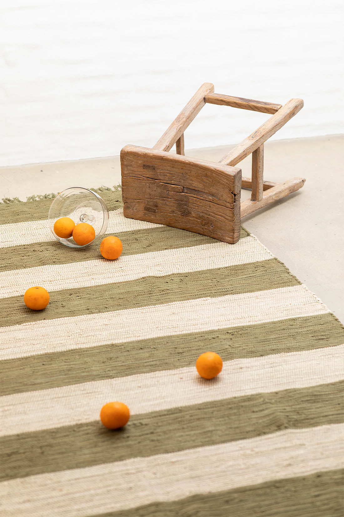 Bongusta Chindi Rug Army & Beige